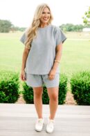 Always The Same Thing Shorts, Heather Gray