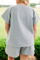 Always The Same Thing Top, Heather Gray
