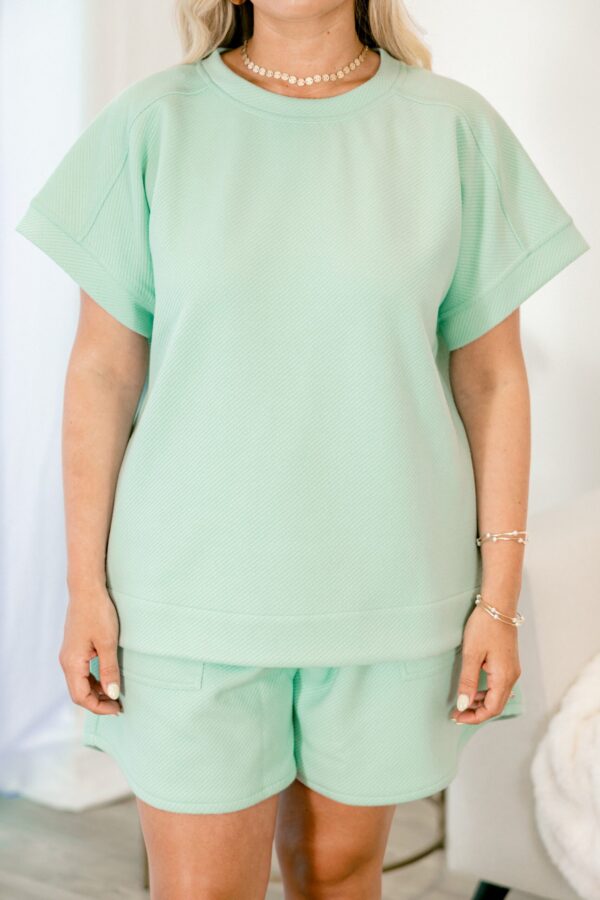 Always The Same Thing Top, Seafoam - Image 5