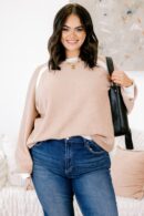 Be Here Now Sweater, Taupe