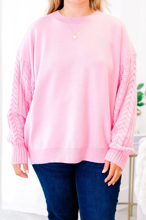 Charming Voices Sweater, Pink - Image 5