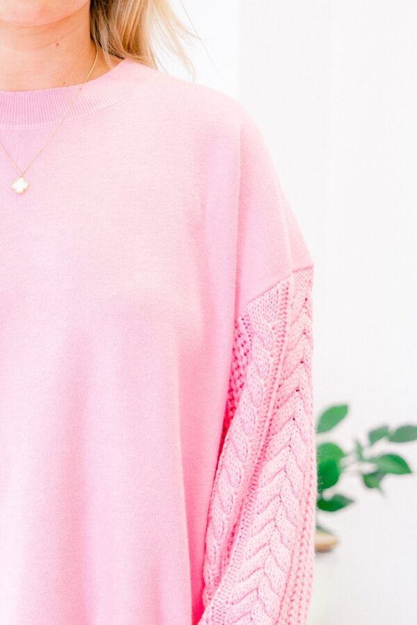 Charming Voices Sweater, Pink - Image 4