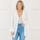 Chill With Me Cardigan, White