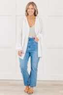 Chill With Me Cardigan, White