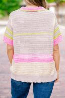 Dopamine Sweater, Pink Multi