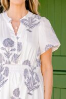 Enchanting Moments Maxi Dress, Cream-Black