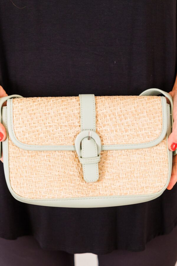 Explorin' The Beach Handbag, Mint - Image 2