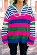 Falling For Fall Sweater, Blue Multi