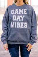 Game Day Vibes Sweatshirt, Deep Heather