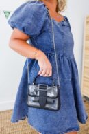 Game Day Glam Handbag, Black