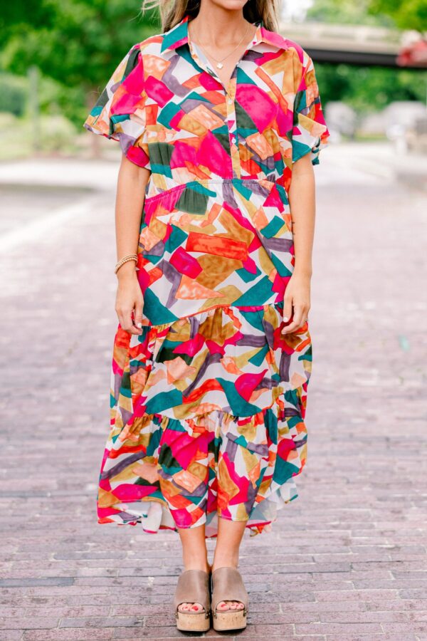 Just Takes Time Dress, Rust - Image 5