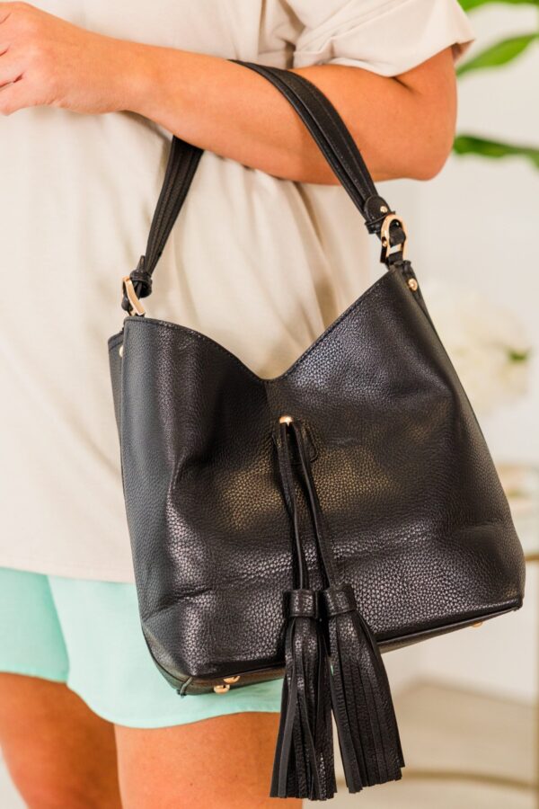 Keep It In Motion Handbag, Black - Image 2