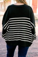 Magically Perfect Sweater, Black Stripe