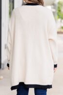 Moonlight Waltz Cardigan, Cream/Black