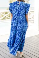 Mossy Meadows Maxi Dress, Cobalt