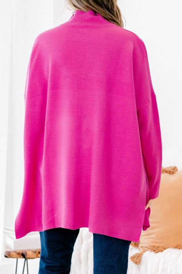 Notting Hill Sweater, Hot Magenta - Image 6