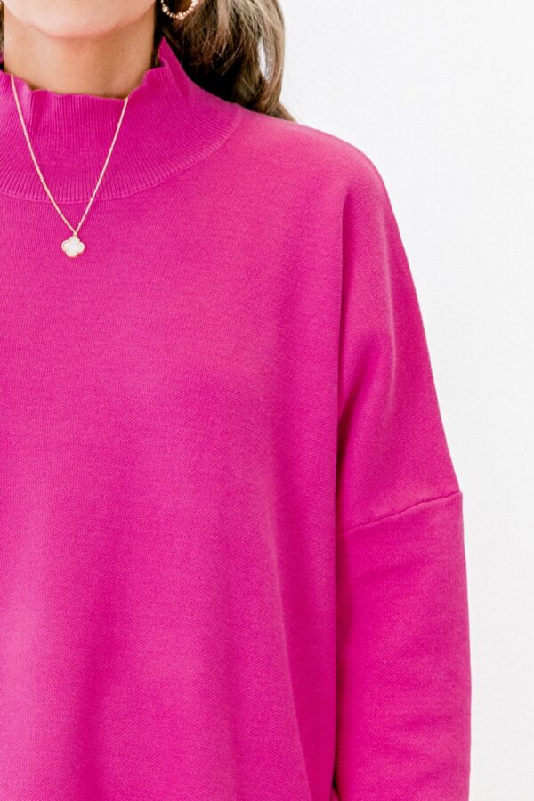 Notting Hill Sweater, Hot Magenta - Image 4