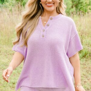 Off In Paradise Sweater Set, Lilac