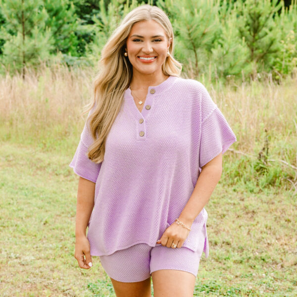 Off In Paradise Sweater Set, Lilac - Image 9