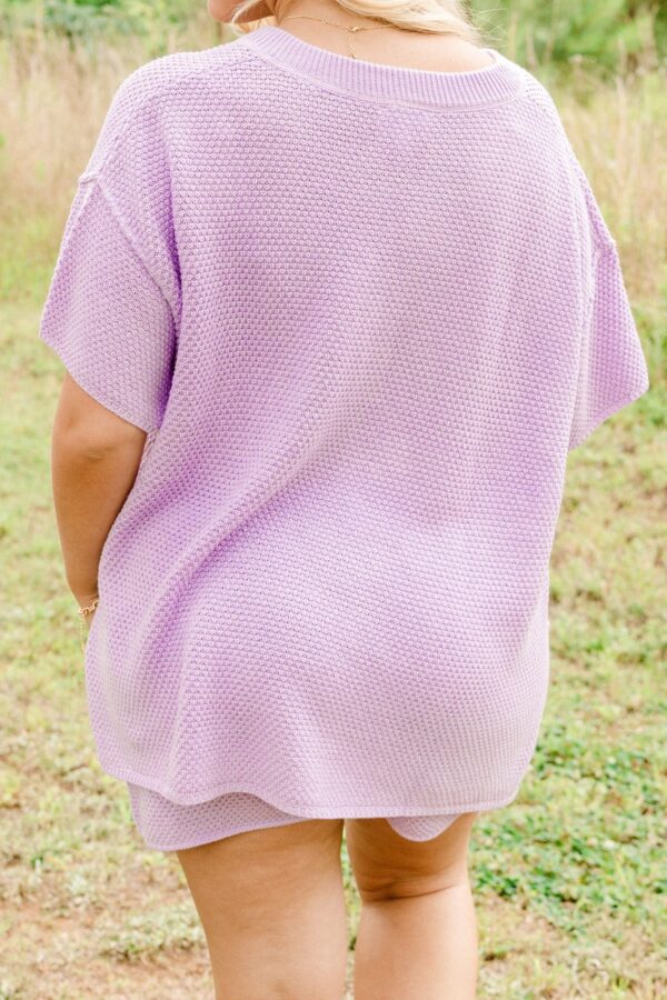 Off In Paradise Sweater Set, Lilac - Image 6