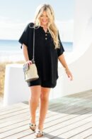 Off In Paradise Sweater Set, Black