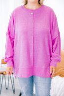 So Comfy Sweater, Bright Mauve