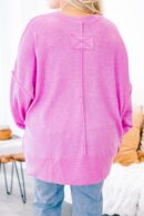 So Comfy Sweater, Bright Mauve