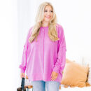 So Comfy Sweater, Bright Mauve