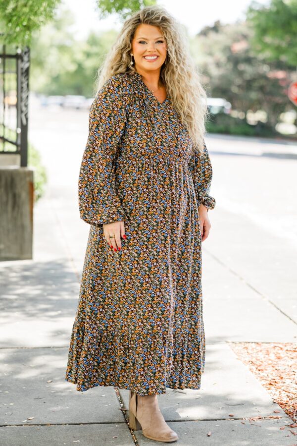 Sunny With A Chance Dress, Navy - Image 2
