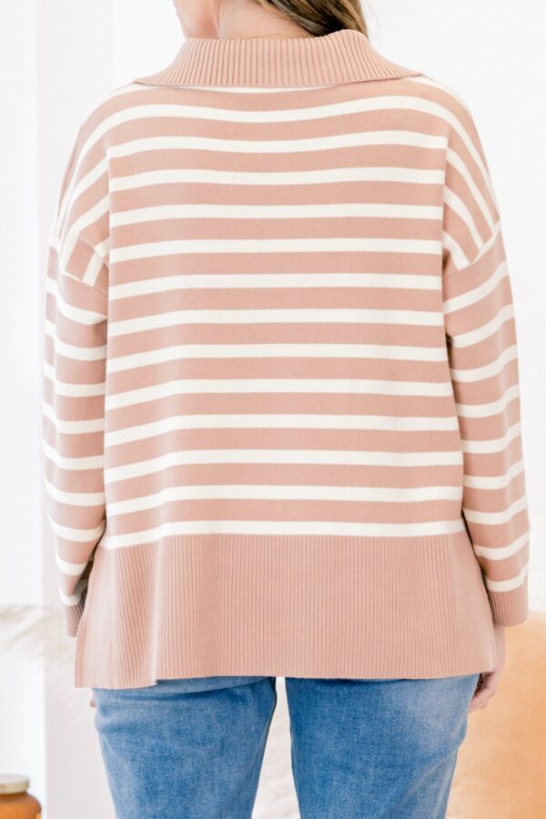 Sweet Stripes Sweater, Natural - Image 6