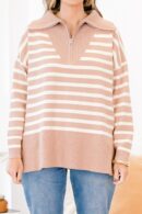 Sweet Stripes Sweater, Natural