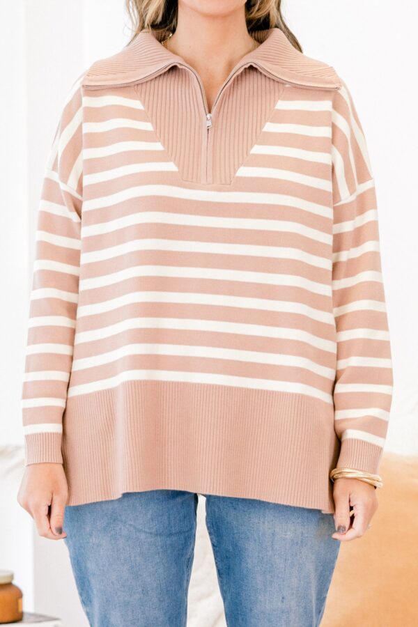 Sweet Stripes Sweater, Natural - Image 5