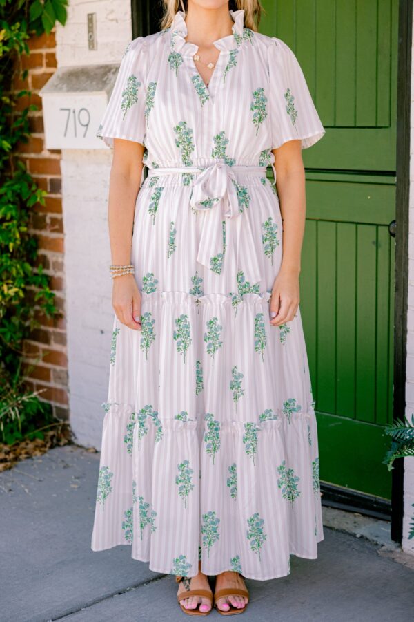 Sweet Thoughts Dress, Beige - Image 5
