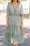 Make A Statement Maxi Dress, Olive