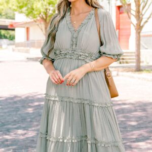 Make A Statement Maxi Dress, Olive