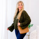 Wavy Comfort Sweater, Green